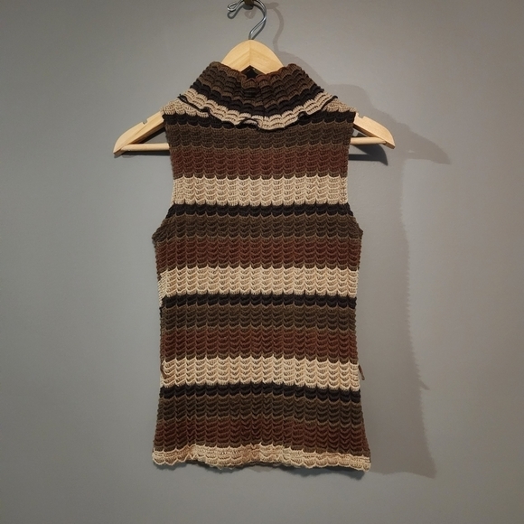 Vintage Fairweather Cowl Neck Sleeveless Top Medium - Picture 4 of 5